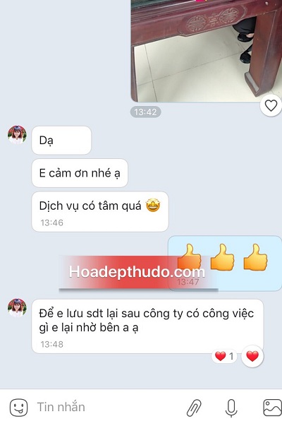 dịch vụ gửi điện hoa tại cầu giấy