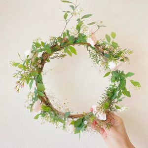 Vòng hoa lan cài đầu - VHT333